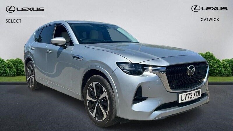 Silver Used 2023 Mazda CX-60 Takumi-Line SUV | £33,997 (Fair price) - Image 1/4