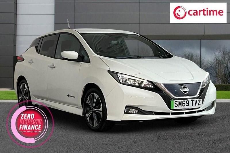 White Used 2020 Nissan Leaf Tekna Hatchback | £9,150 (Fair price) - Image 1/4