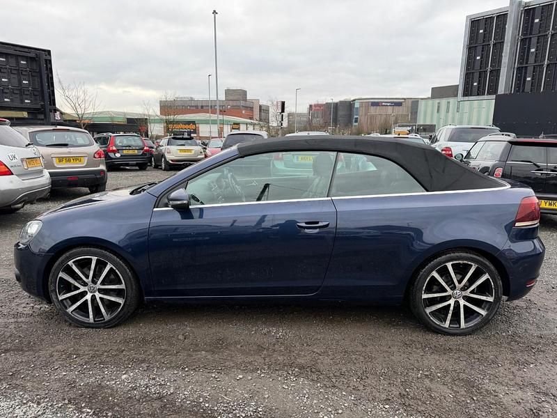 Used VW Golf Cabriolet GT 140 HP (102 kW) 2012 Blue Cabriolet
