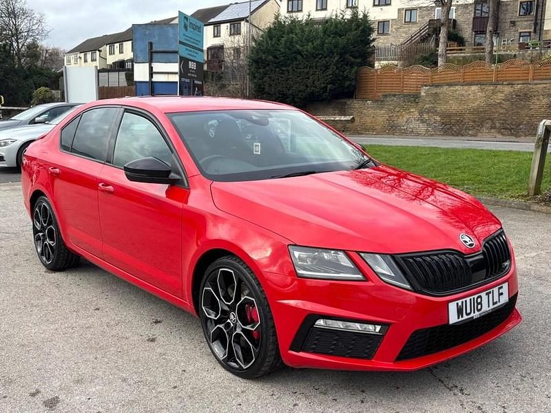 Used Skoda Octavia vRS 245 HP (180 kW) 2018 Red Hatchback