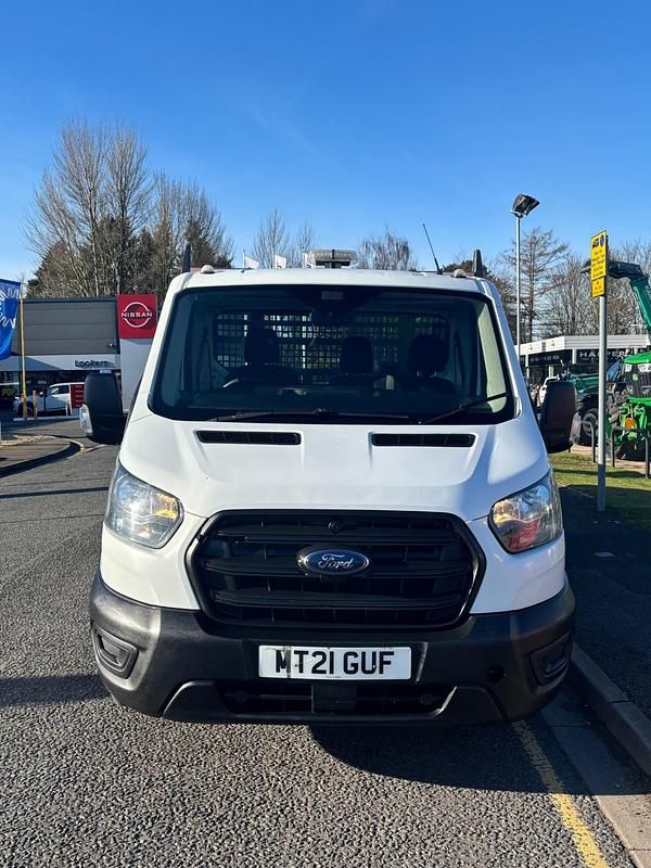 Used Ford Transit 130 HP (95 kW) 2021 White Cabriolet