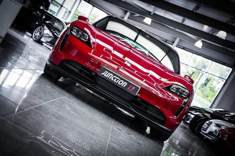 Used Porsche Taycan Performance Package 389 kW (530 HP) 2020 Red Sedan