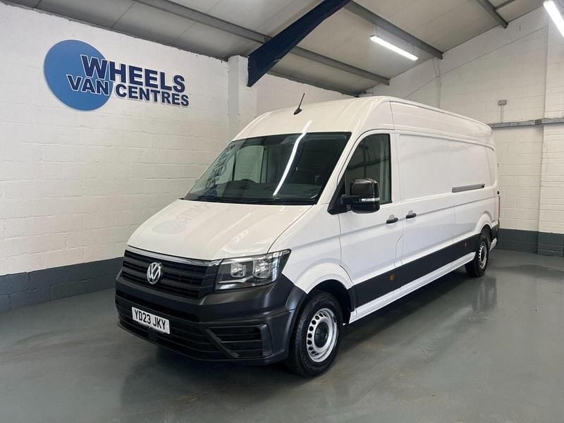 White Used 2023 VW Crafter Trendline Van | £19,097 (Super price) - Image 1/4