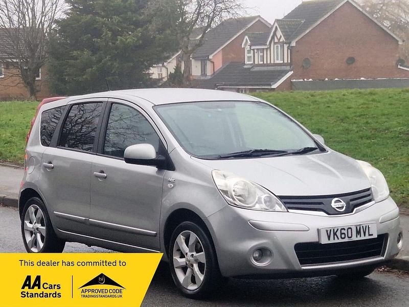 Used Nissan Note N-TEC 88 HP (64 kW) 2010 Silver MPV