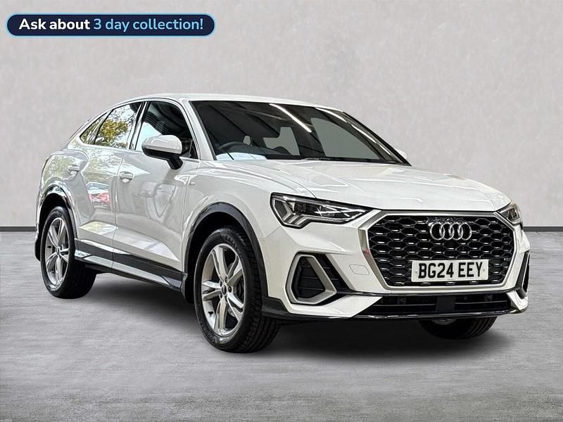 White Used 2024 Audi Q3 Sportback S-Line SUV | £32,146 (Fair price) - Image 1/4