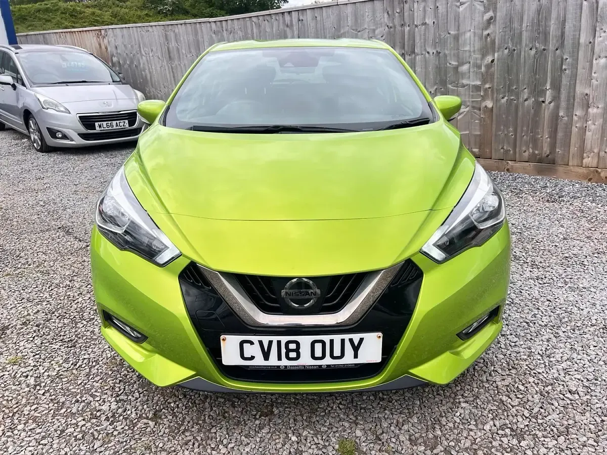 Used Nissan Micra Acenta Limited Edition 90 HP (66 kW) 2018 Green Hatchback