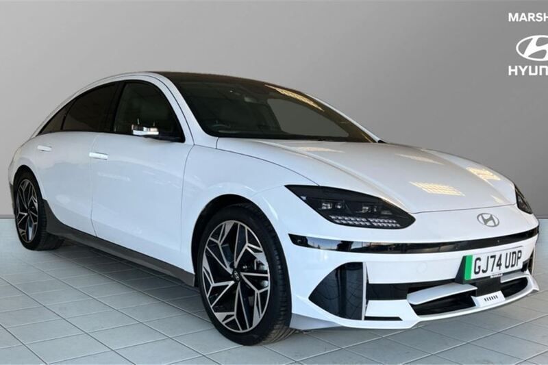 White Used 2024 Hyundai Ioniq 6 Ultimate Sedan | £31,043 - Image 1/4