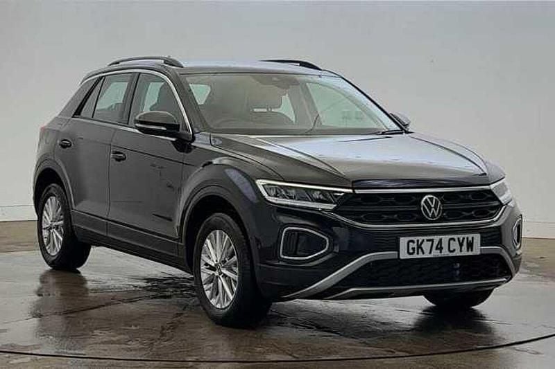 Black New 2024 VW T-Roc Life SUV | £21,990 (Super price) - Image 1/4