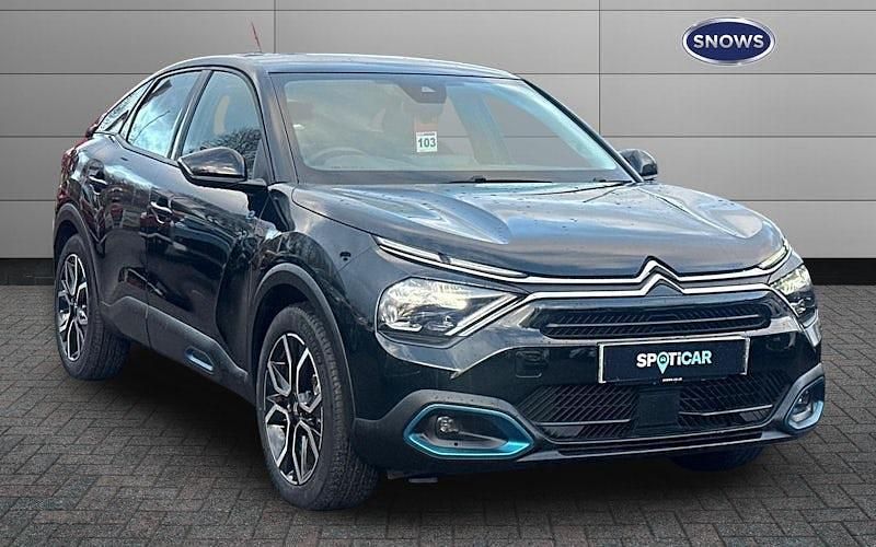 Black Used 2023 Citroën e-C4 Hatchback | £12,495 (Fair price) - Image 1/4