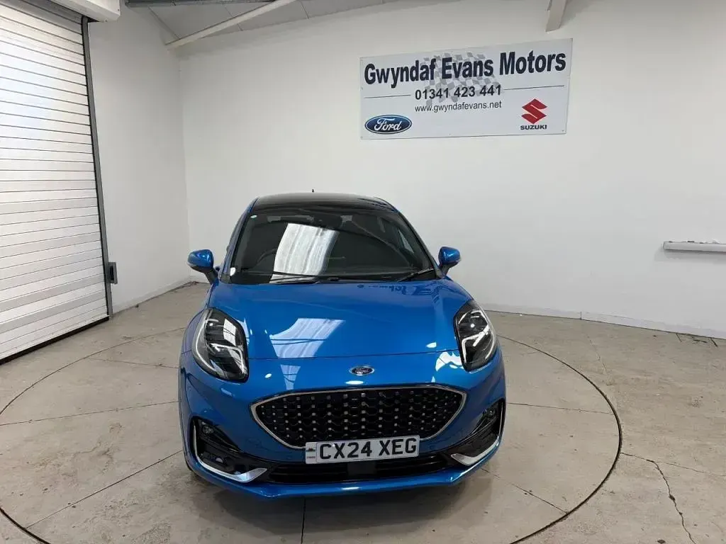 Begagnad Ford Puma ST-Line 2024 Blå SUV