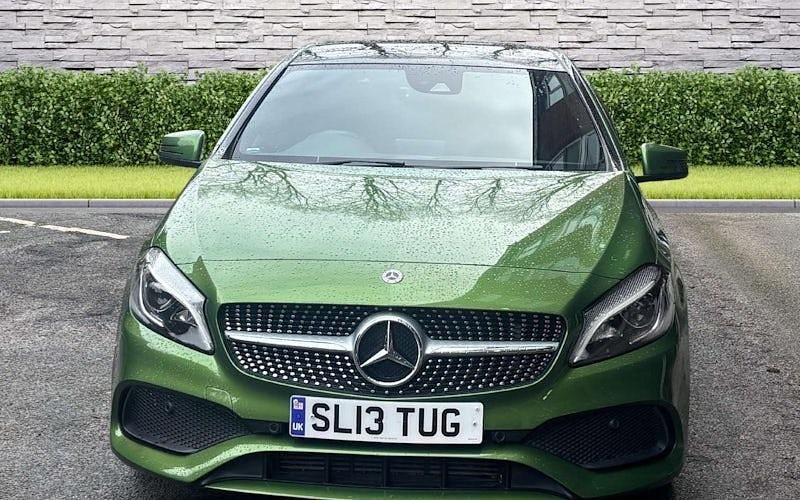 Used Mercedes A220 AMG Line Premium Plus 177 HP (130 kW) 2017 Green Hatchback