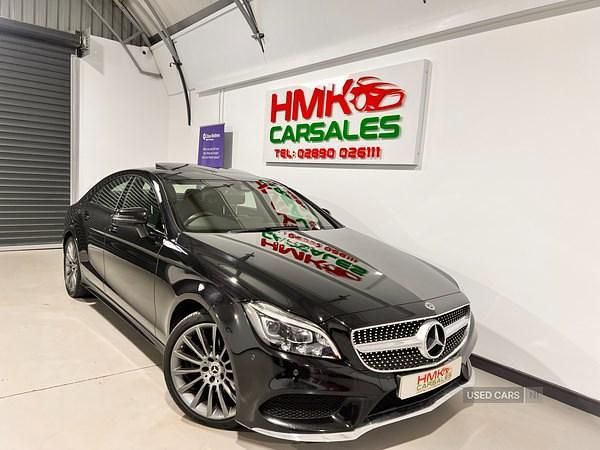 Black Used 2017 Mercedes CLS220 AMG Line Premium Coupe | £14,995 (Fair price) - Image 1/4