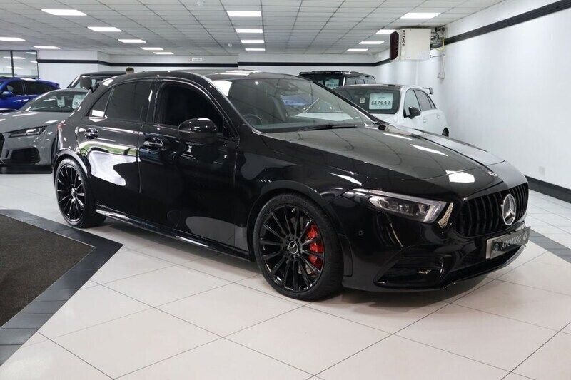 Black Used 2021 Mercedes A35 AMG Premium Plus Hatchback | £26,449 (Expensive) - Image 1/4