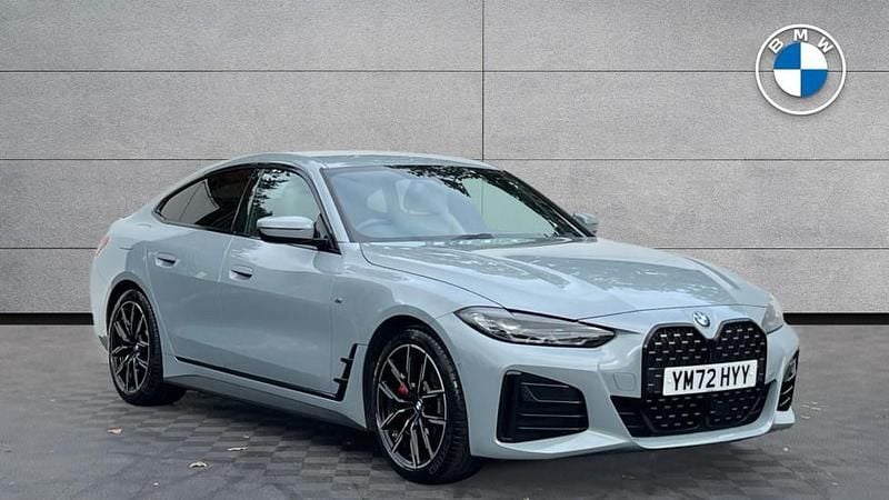 Grey Used 2023 BMW 420 Gran Coupé M Sport Coupe | £27,494 (Fair price) - Image 1/4