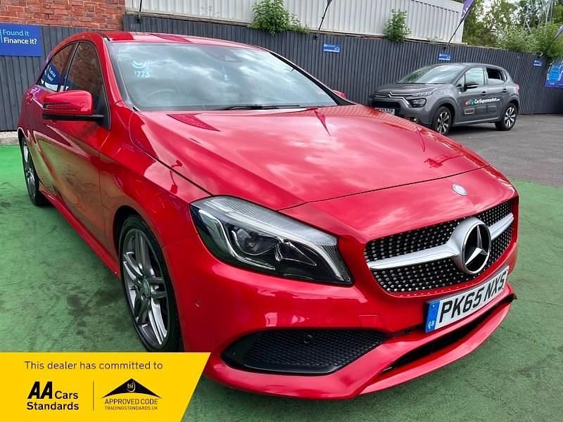 Red Used 2015 Mercedes A220 AMG Line Premium Hatchback | £9,795 (Fair price) - Image 1/2