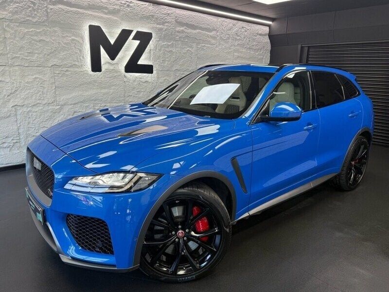 Blue Used 2020 Jaguar F-Pace SVR SUV | £39,945 (Good price) - Image 1/3