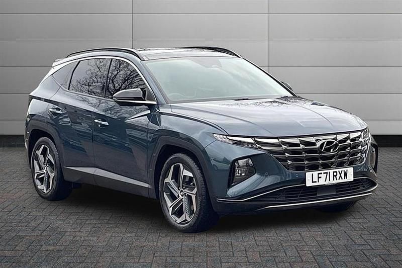Dark teal Used 2021 Hyundai Tucson Ultimate SUV | £17,490 (Fair price) - Image 1/4