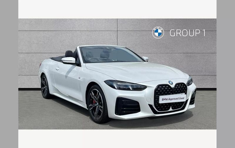 White Used 2024 BMW 420 M Sport Cabriolet | £46,990 - Image 1/4