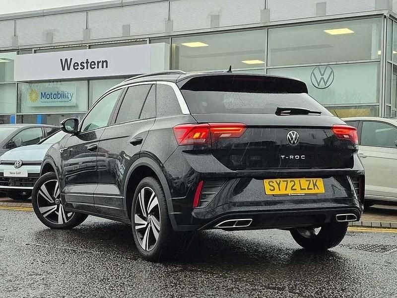 Used VW T-Roc R-line 150 HP (110 kW) 2022 Black SUV