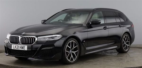 Black Used 2021 BMW 520 M Sport Estate | £23,999 (Fair price) - Image 1/1