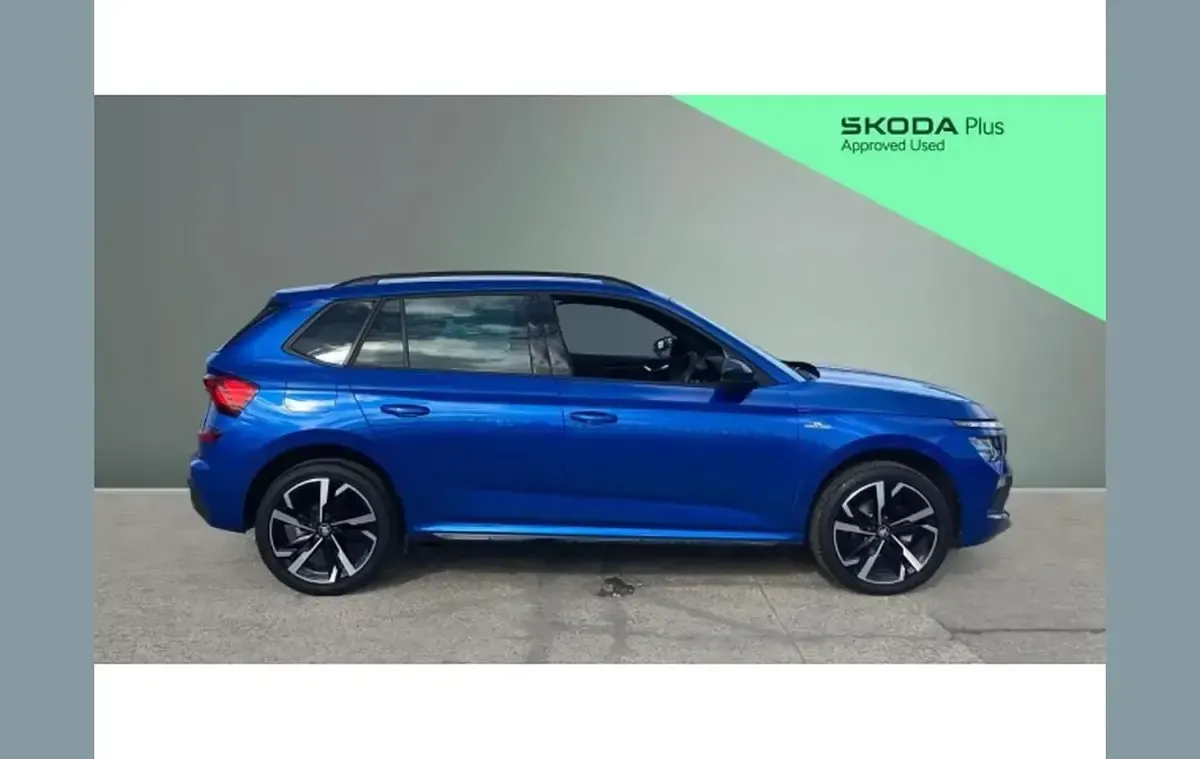 Used Skoda Kamiq Monte Carlo 116 HP (85 kW) 2025 Blue SUV