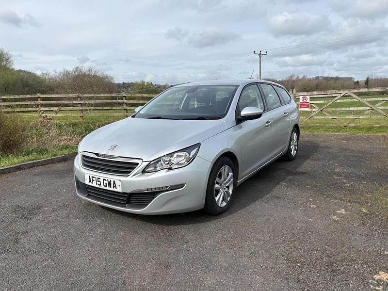 Second-hand Peugeot 308 SW Active 2015 Argintiu Break