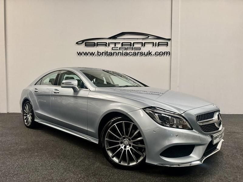 Silver Used 2016 Mercedes CLS220 AMG Line Premium Coupe | £16,890 (Fair price) - Image 1/4