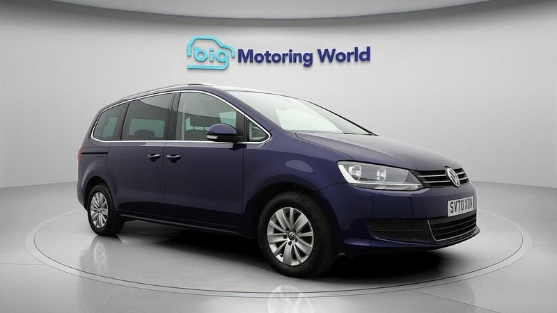 Used VW Sharan SE 150 HP (110 kW) 2020 Blue MPV