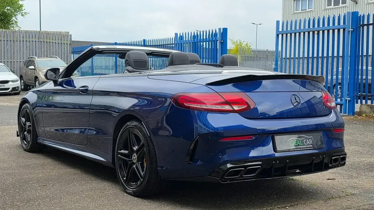 Used Mercedes C200 AMG Line Premium 2019 Blue Cabriolet