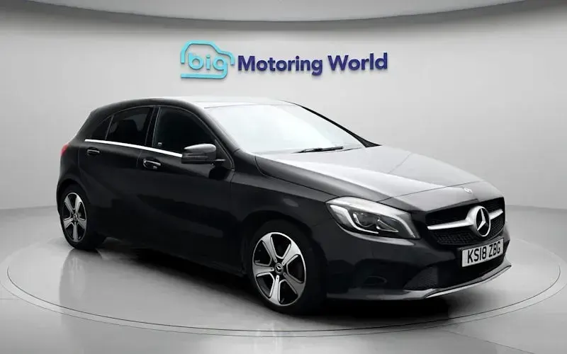 Used Mercedes A200 Sport Edition 136 HP (100 kW) 2018 Black Hatchback