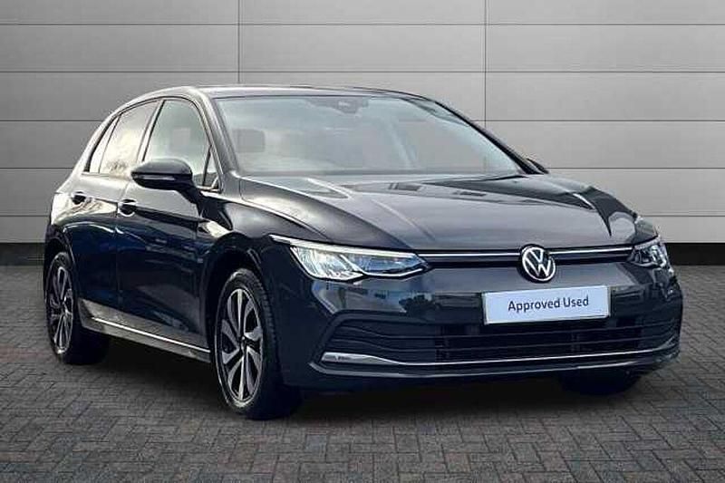 Urano grey Used 2022 VW Golf VIII Active Hatchback | £21,495 (Fair price) - Image 1/4