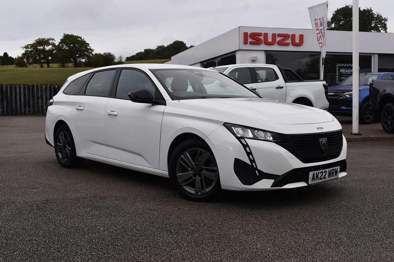 White Used 2022 Peugeot 308 Active Premium Estate | £11,282 (Fair price) - Image 1/3