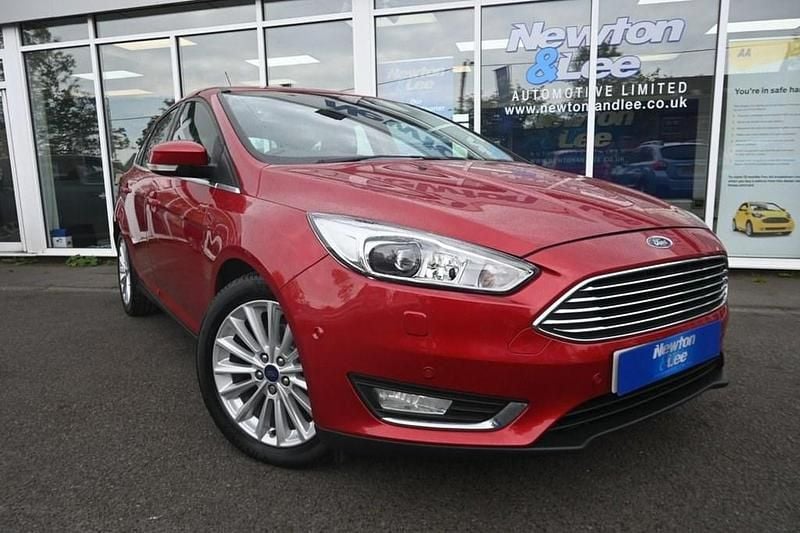 Red Used 2015 Ford Focus Titanium X Hatchback | £7,800 (Fair price) - Image 1/4