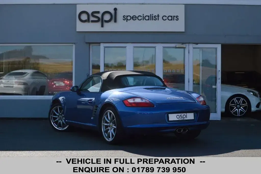 Used Porsche Boxster 2006 Blue Cabriolet