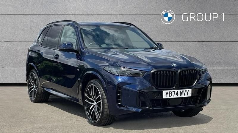 Blue Used 2024 BMW X5 M Sport SUV | £65,293 (Expensive) - Image 1/4