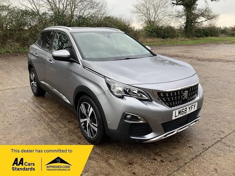 Grey Used 2018 Peugeot 3008 Allure SUV | £11,995 (Fair price) - Image 1/4
