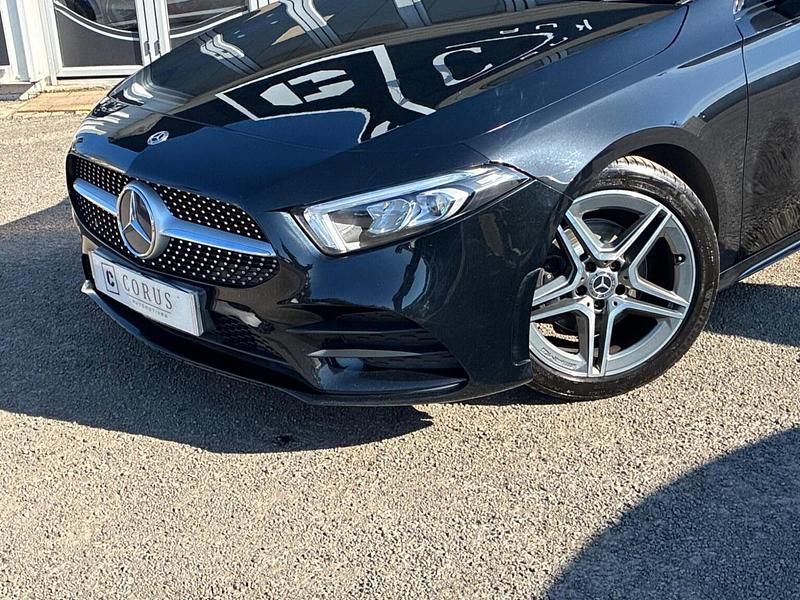 Used Mercedes A200 AMG line 2018 Black Hatchback