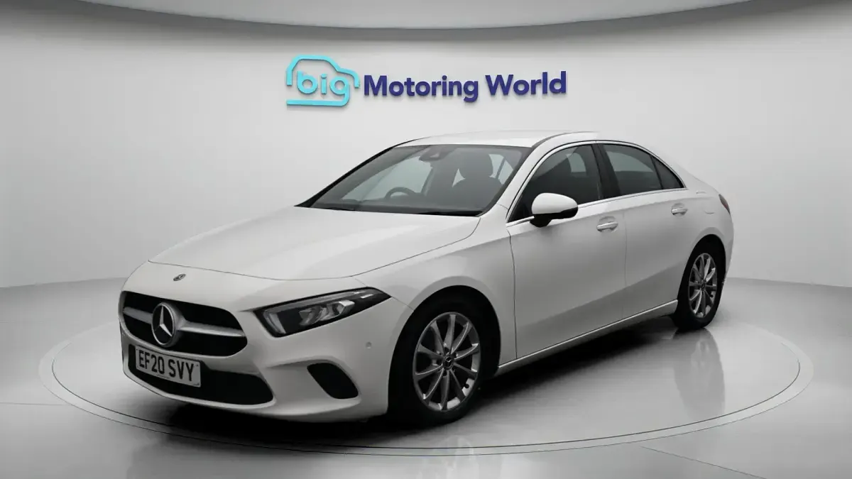 Used Mercedes A200 Premium 163 HP (119 kW) 2019 White Sedan