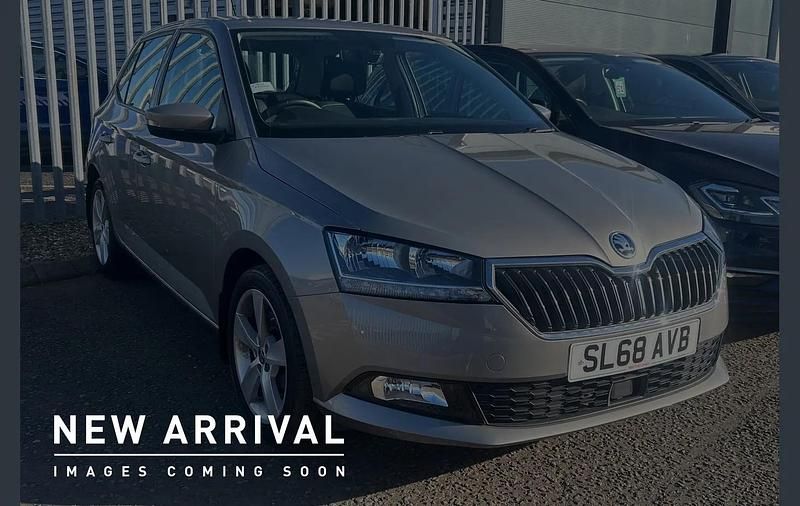 Used Skoda Fabia SE L 108 HP (79 kW) 2018 Cappuccino beige metallic Hatchback