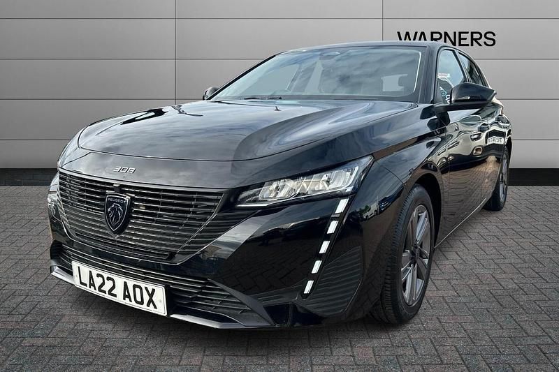 Used Peugeot 308 Active Premium 129 HP (94 kW) 2022 Black Hatchback