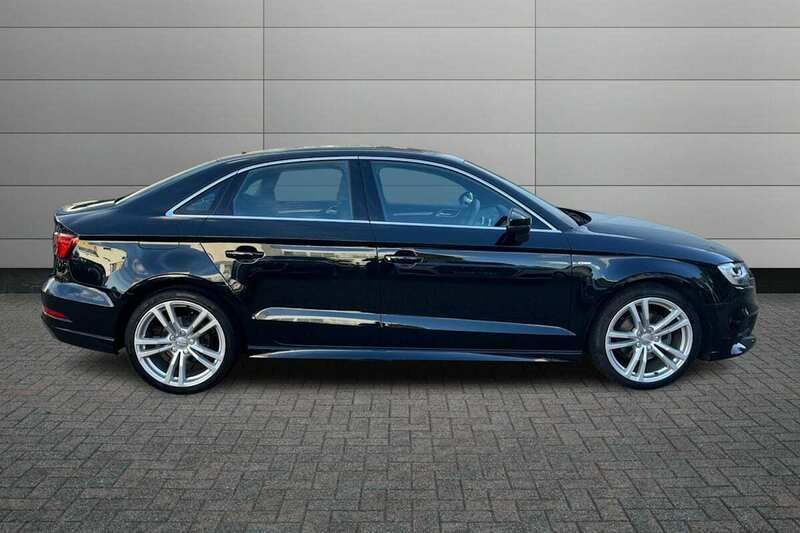 Used Audi A3 S-Line 116 HP (85 kW) 2019 Black Sedan