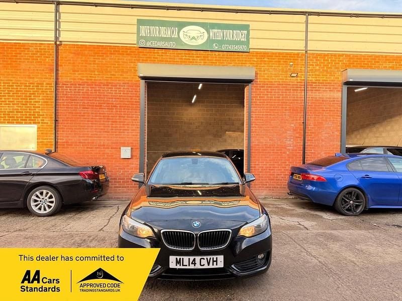 Black Used 2014 BMW 218 Coupe | £4,499 (Fair price) - Image 1/4