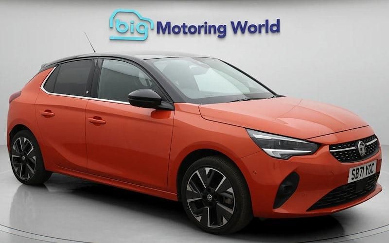 Used Vauxhall Corsa-e Elite 100 kW (136 HP) 2022 Orange Hatchback