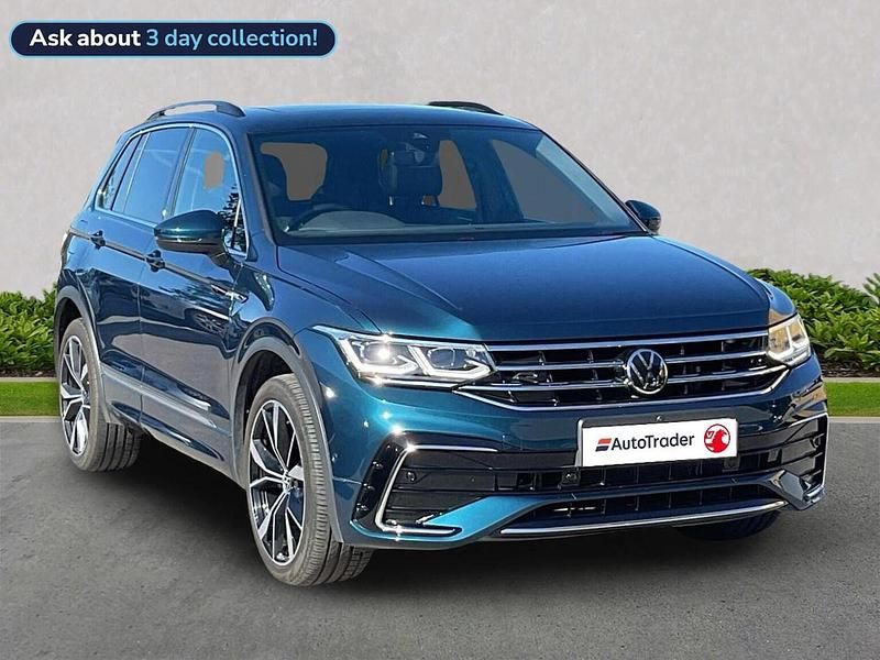 Blue Used 2022 VW Tiguan R-line SUV | £31,153 (A bit pricey) - Image 1/4