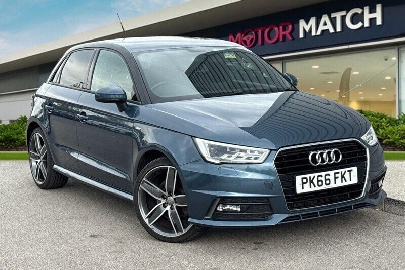 Blue Used 2016 Audi A1 Sportback S-Line Hatchback | £10,790 (Fair price) - Image 1/4