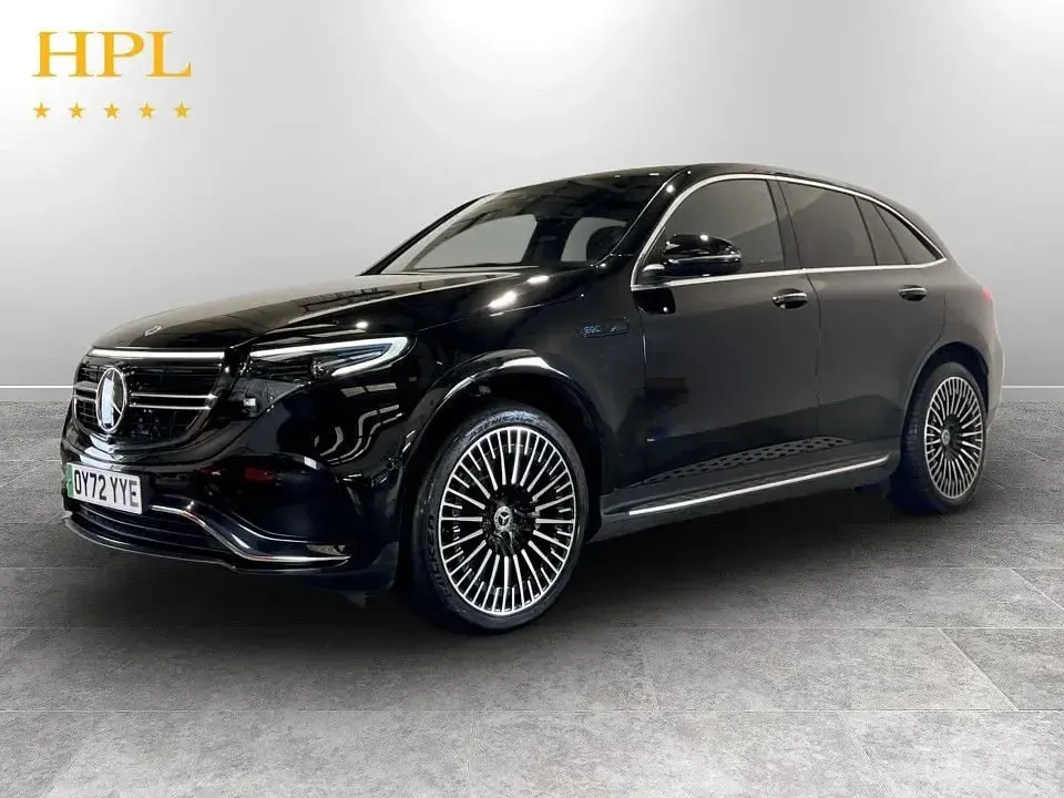 Used Mercedes EQC400 AMG line 300 kW (408 HP) 2022 Black SUV