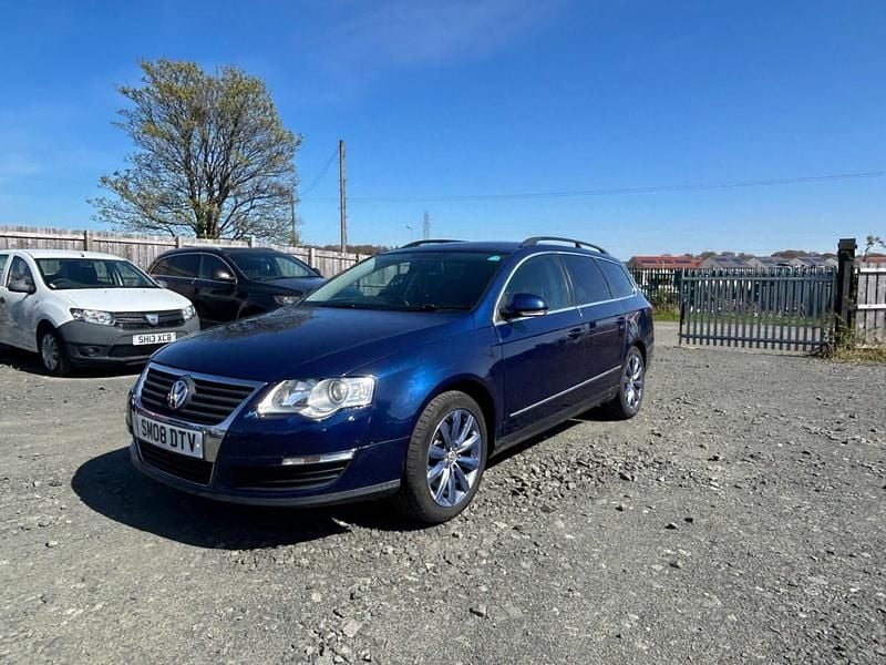 Used VW Passat Highline 105 HP (77 kW) 2008 Blue Estate
