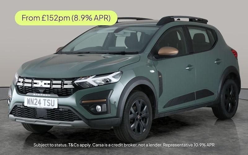 Green Used 2024 Dacia Sandero Extreme Hatchback | £11,658 (Good price) - Image 1/3