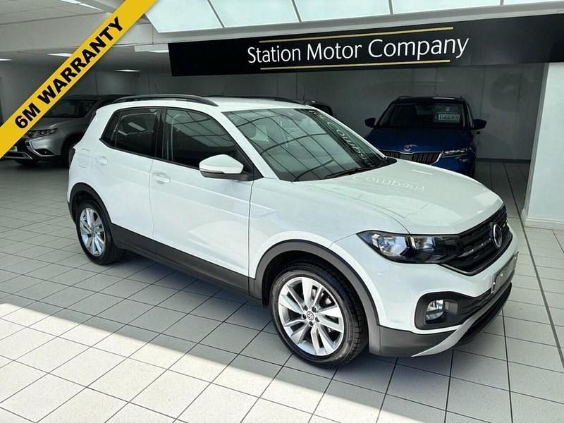 Used VW T-Cross SE 115 HP (84 kW) 2019 White SUV