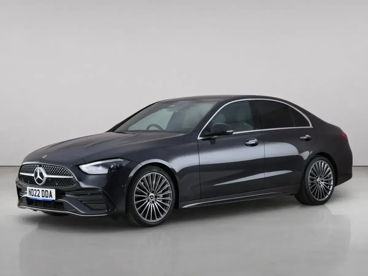 Used Mercedes C200 AMG line 204 HP (150 kW) 2022 Grey Sedan